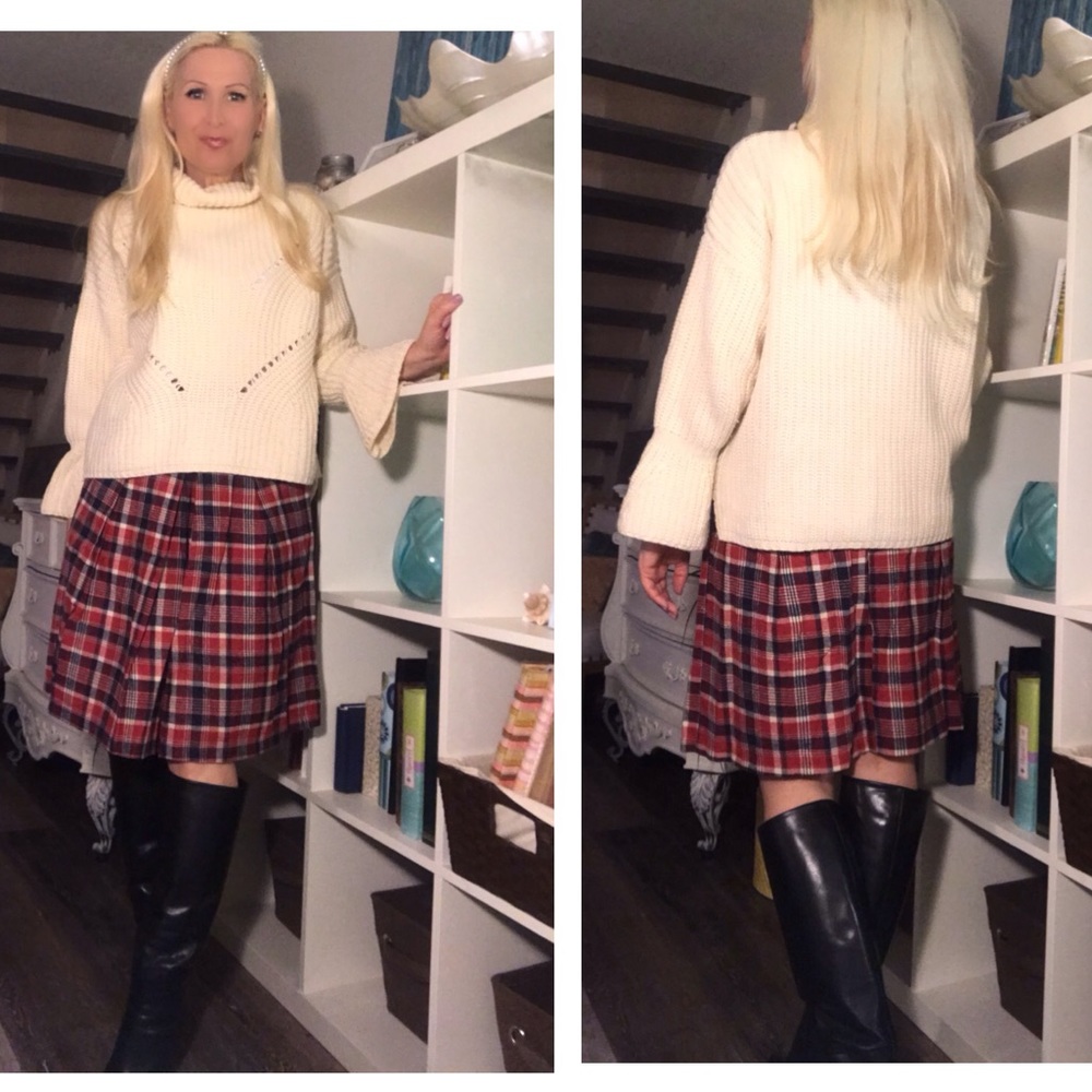 🤩Classic Plaid Midi Skirt